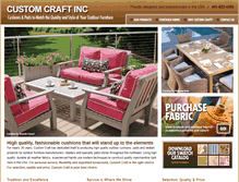 Tablet Screenshot of customcraftinc.com